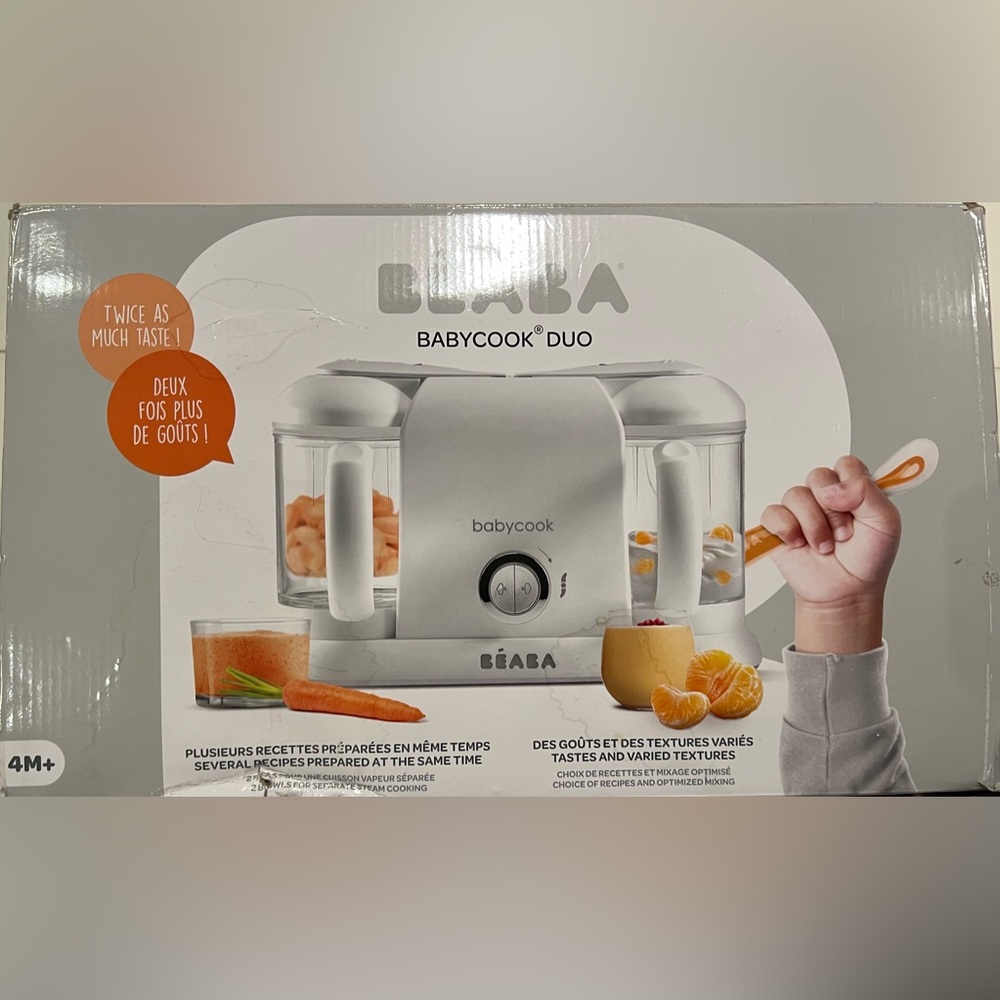 NWOT Beaba Babycook Duo in perfect condition since it has never been used!